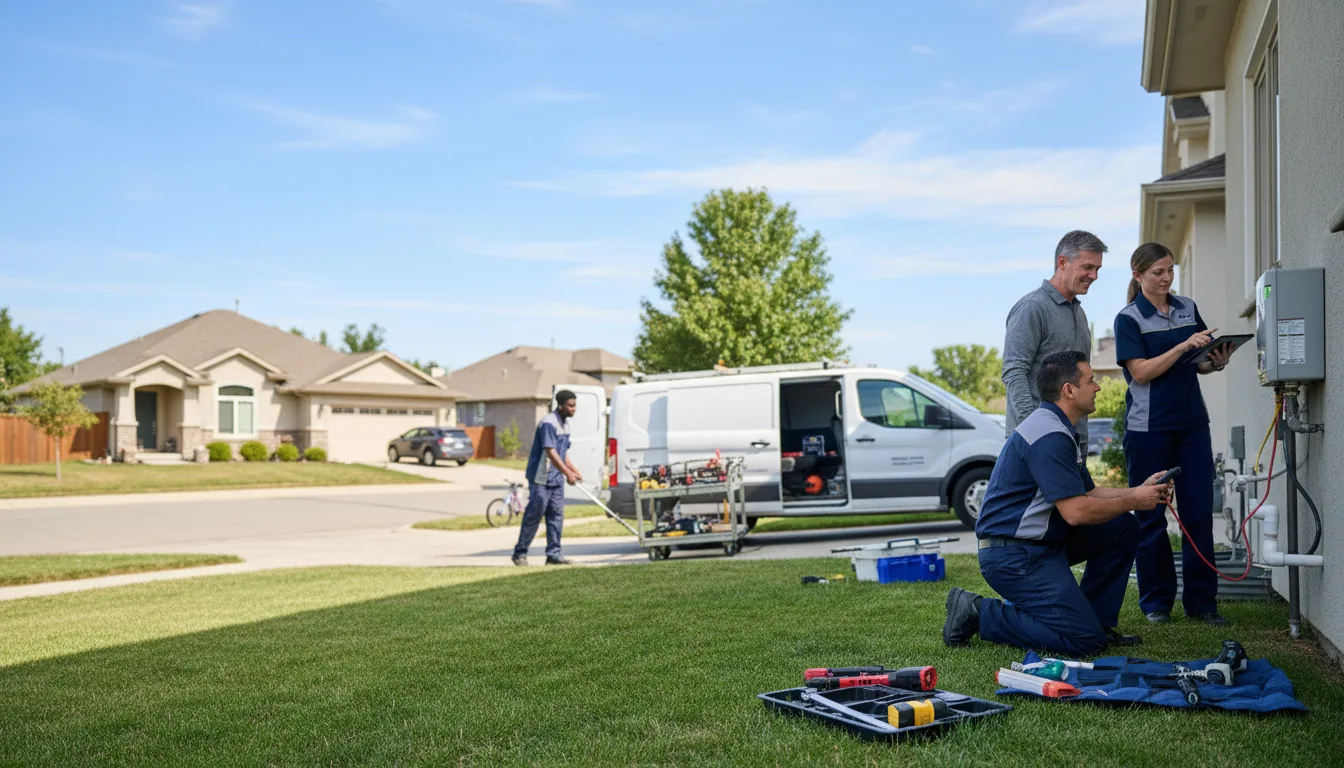 Tankless water heater service in Petersburg, IL